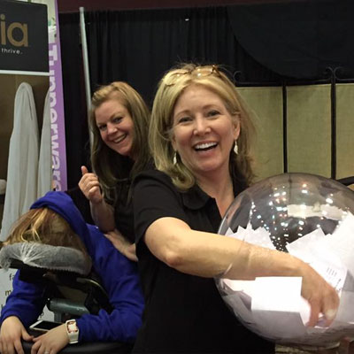 spavia staff at a fundraising event