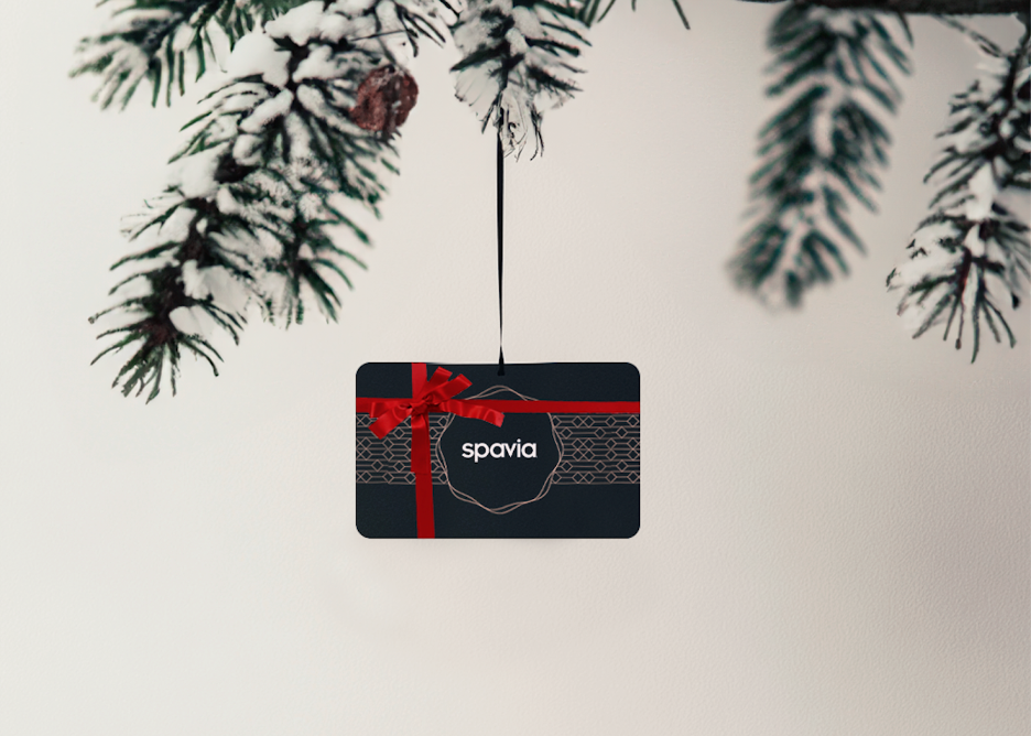 spavia gift card on a string